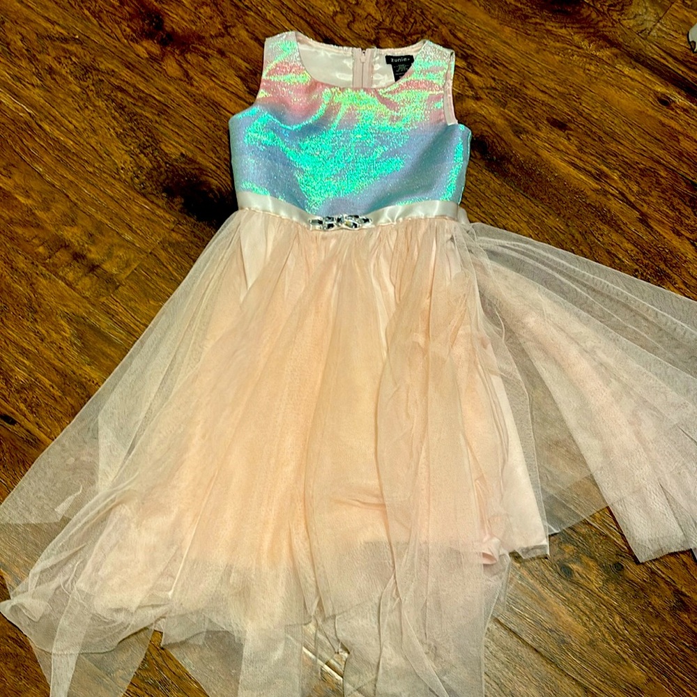 Beautiful pink, shimmery dress